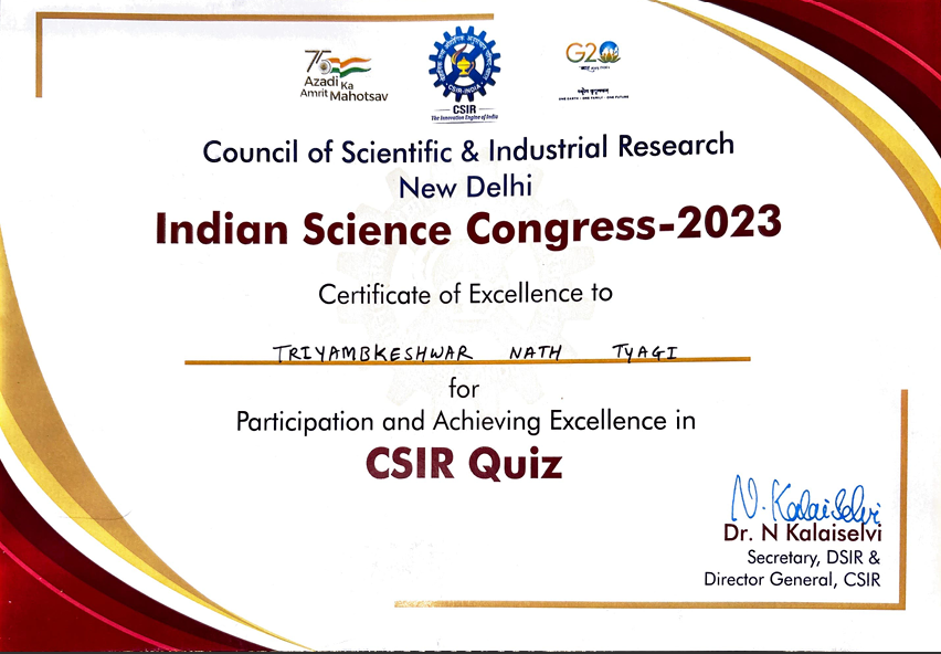 National Science & Environment Seminar