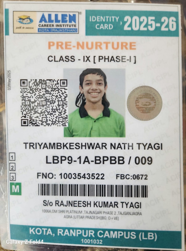 Class IX (Pre-Nurture & Foundation)