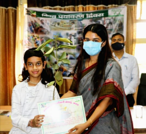 Award Ceremony with SDM Sangeeta Raghav
