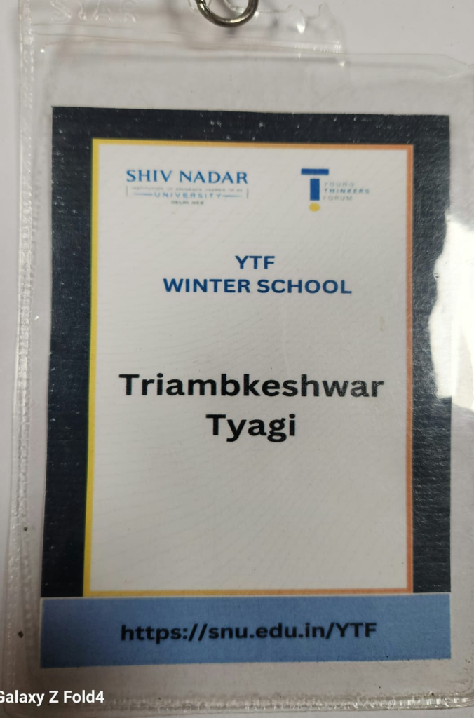 YTF Winter School Program